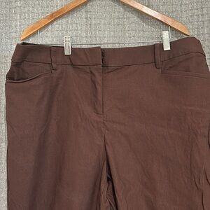 Lane Brant Brown Slacks Size 18
